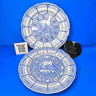 Buy 2 X SPODE Blue Room CALENDAR PLATES * 2000 Three Kings + 2004 Country Life * VGC • 9£