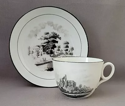 Buy New Hall Bat Printed Pattern 1063 Cup & Saucer 4 C1812-18 Pat Preller Collection • 10£