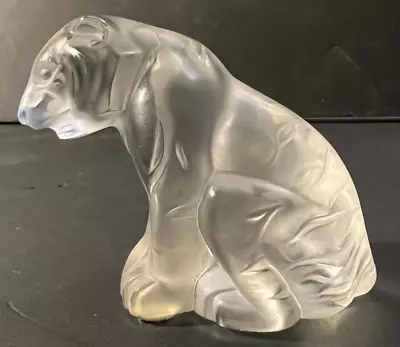Buy Lalique Frosted Tiger 1 Of My 400+ Lalique Listings • 213.41£