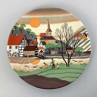 Buy Poole Pottery Barbara Furstenhofer 6  Decorative Plate 425 Spring II Scene • 10.99£