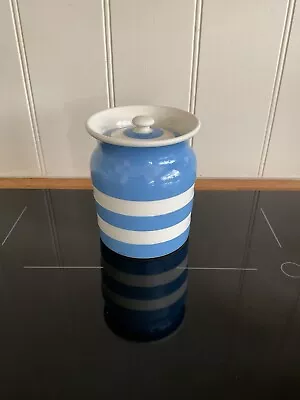 Buy T G GREEN CORNISHWARE Storage Jar Medium 12.5 Cm High - Chipped Lid • 10£