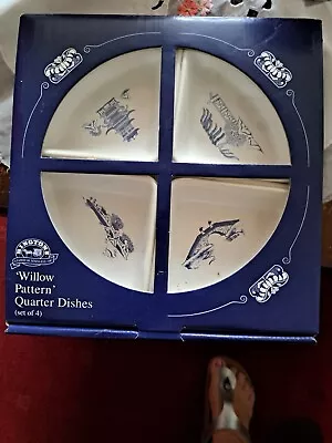 Buy Ringtons Collectables Willow Pattern Quarter Dishes • 10£