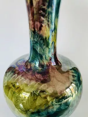 Buy Lustre Ware Vase Stoke On Trent Shancock & Sons Coronaware Stamped 22cm High • 35£