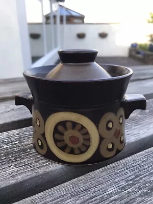 Buy Vintage Pottery Casserole Dish / Tureen With Lid. Denby Arabesque Hot Pot Small • 14£