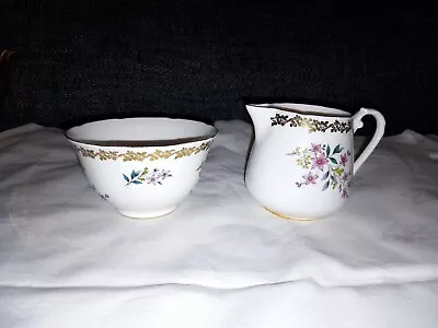 Buy Vintage Royal Grafton Fine Bone China Sugar Bowl And Creamer Set Good Condition • 8£