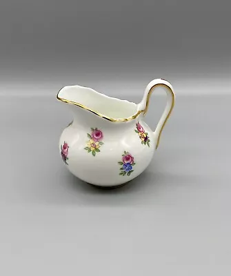 Buy Sutherland H M Bone China Small Cream Pitcher Rose Bouquets With Gold Gilt • 13.97£