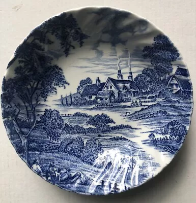 Buy Vintage Ridgway Ironstone ‘Meadowsweet’ Blue And White China Dish • 12£