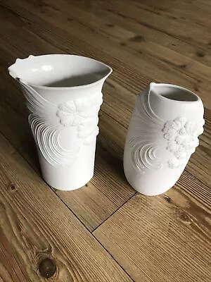 Buy Pair Of Vintage Kaiser West Germany Porcelain Vases • 9.99£