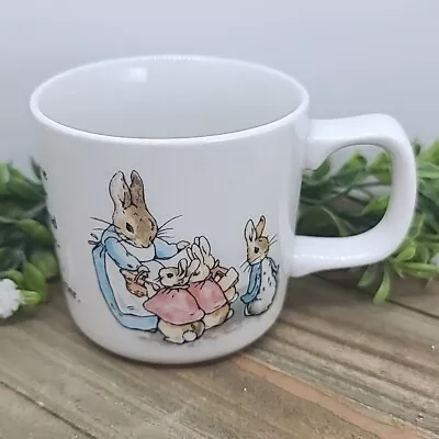Buy 1991 Child Mug Cup Wedgwood Peter Rabbit Flopsy Mopsy Cotton Tail Beatrix Potter • 10.08£
