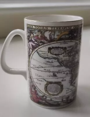 Buy Staffordshire England The Admiralty Collection World Map Fine Bone China Mug • 13.50£