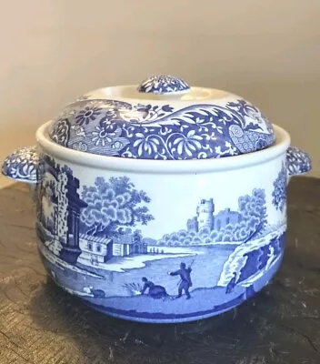 Buy Spode Blue Italian Lidded Casserole/Serving Dish • 42£