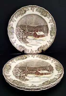 Buy Johnson Bros. Friendly Village-The School House Set Of 4 Dinner Plates 9.5  • 40.03£