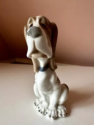 Buy Lovely NAO By LLADRO Sad Bassett / Blood Hound Dog Figurine. • 17£