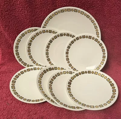 Buy Vintage Royal Tuscan Tiara Fine Bone China 8 X Side Bread Plates & 1 DinnerPlate • 19.75£