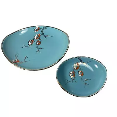 Buy 2 James Kent Old Foley Trinket Dishes Hand Painted Capri Design • 12.99£