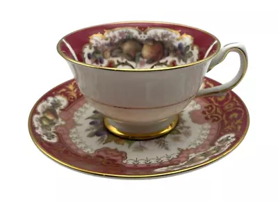 Buy Duchess Cup & Saucer Tea Chatsworth Collection Bone China England Apples • 17.70£