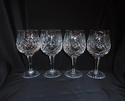 Buy Royal Doulton Rochelle Crystal Water Goblets Glasses Set Of Four 1973-1987 • 69.89£