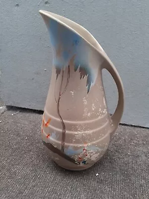 Buy Vintage Pottery Hand Painted 1930s Jug Made In England--oriental Tree? Clandon? • 8£