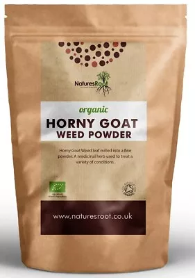 Buy Horny Goat Weed Powder-Libido Boost | Male Performance Herb | Energy Supplement • 34.99£