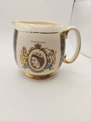 Buy Queen Elizabeth Coronation 1953 Milk Water Jug Ringtons  • 12£