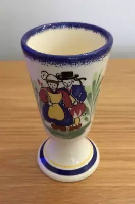Buy   Breton Traditional Pottery - Hand Painted -  Footed Goblet - France • 3.99£