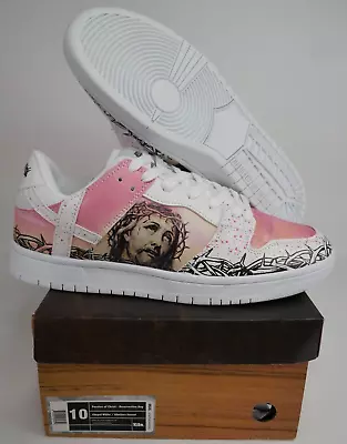 Buy Kito Wares Passion Of Christ Resurrection Day Custom SB Dunk Low Style Size 10 • 139.78£