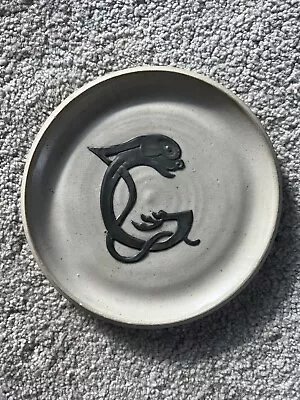 Buy Ceramic Celtic Serpent Hand Wrought Pewter Plate Handmade Joan Usher • 5.99£