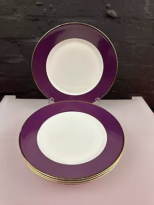Buy 6 X Wedgwood Purple Escape Range Dinner Plates 10.75  Wide 3 Sets Available • 59.99£