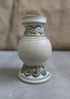 Buy Vintage Jersey Pottery Vase / Candlestick - 1970s Vase - Handmade Studio Pottery • 12.95£