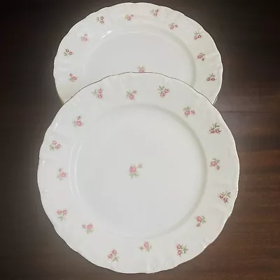 Buy 4 Dinner Plates Winterling Bavaria Germany  Rosette Rose Dot Pattern • 18.63£