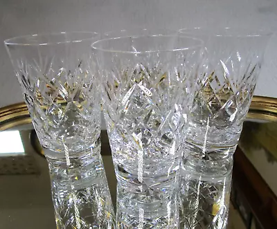 Buy 4 Lovely Quality Vintage Crystal Glass Drinks Glasses / Tumblers 150ml • 13.95£