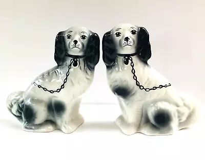 Buy Staffordshire Spaniel Fireside Mantle Large Porcelain Vintage Dogs 22cm • 34.99£