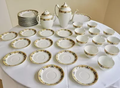 Buy Vintage Limoges Coffee Or Tea Set Union Ceramique Fine China - See Description • 699£