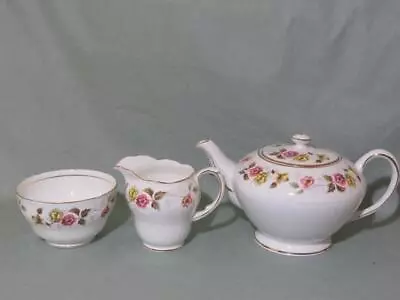 Buy Duchess China  Romance  1¾-Pint Teapot With Milk Jug & Sugar Bowl • 19.95£