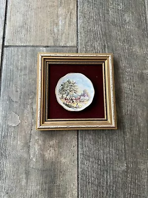 Buy Handmade In England Staffordshire Fine Bone China Gold Framed Autumn Cameo Used • 16.99£