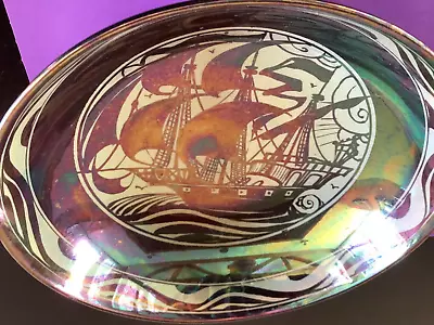 Buy Lustre BOWL 1926 MOIRA FORSYTH Arts & Crafts Father Gordon Forsyth PILKINGTON • 499£