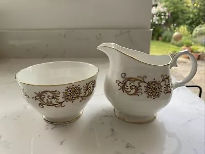 Buy Duchess Bone China Crestwood Pattern Milk Jug & Sugar Bowl • 7.99£