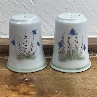 Buy Buchan Thistleware Salt And Pepper Shakers Scotland Stoneware Pottery • 18.63£