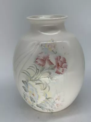 Buy Vintage Dartmouth Pottery Vase D238 England White 19 Cm High 17 Cm Wide Aprox • 10.50£