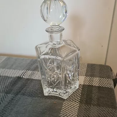 Buy Vintage Thomas Webb Crystal Hexagonal Shaped Spirit Decanter • 9£