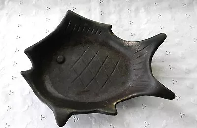 Buy Vintage Cast Iron Fish Marked Japan Ironware Skillet Trinket Or Serving Dish • 15.82£