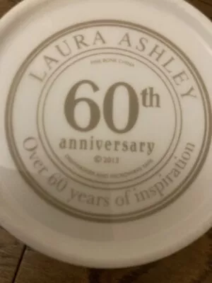 Buy Vintage Retro Laura Ashley Pelham 60th Anniversary Heritage Fine Bone China Mug • 8£