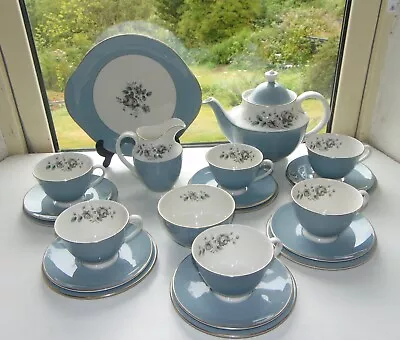 Buy Royal Doulton Rose Elegans  TC1010 22Pc Teapot Cups Saucers Milk Jug Sugar Bowl • 55£