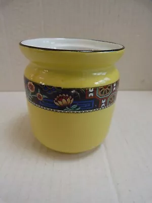 Buy Newport Pottery, Yellow Pot. 1930s? Staffs English. Sugar, Preseves • 1.20£
