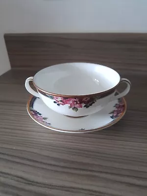 Buy Marks And Spencer St Michael Osborne Fine Bone China Soup Bowl And Saucer • 6.50£
