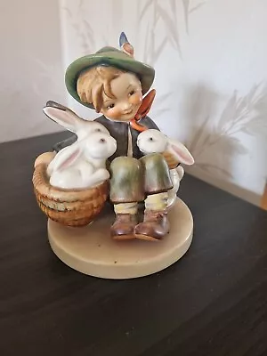 Buy Vintage Goebel M J Hummel Figurine | Boy With Bunnies | West Germany • 8£