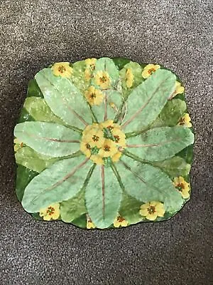 Buy Grimwades Rubian Art Pottery England Primula 4669 Hand Painted Floral Dish • 12£