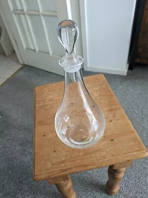 Buy 12 Inches High Glass Decanter With Stopper • 7.50£