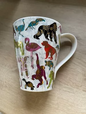 Buy Dunoon Fine Bone China Mugs Limited Edition Calamazoo By Jane Fern Gorilla Zoo • 19.99£