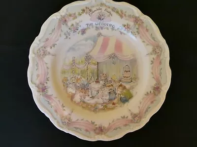 Buy Royal Doulton Brambly Hedge Plate Jill Barklem The Wedding Exc. Cond. • 15.99£